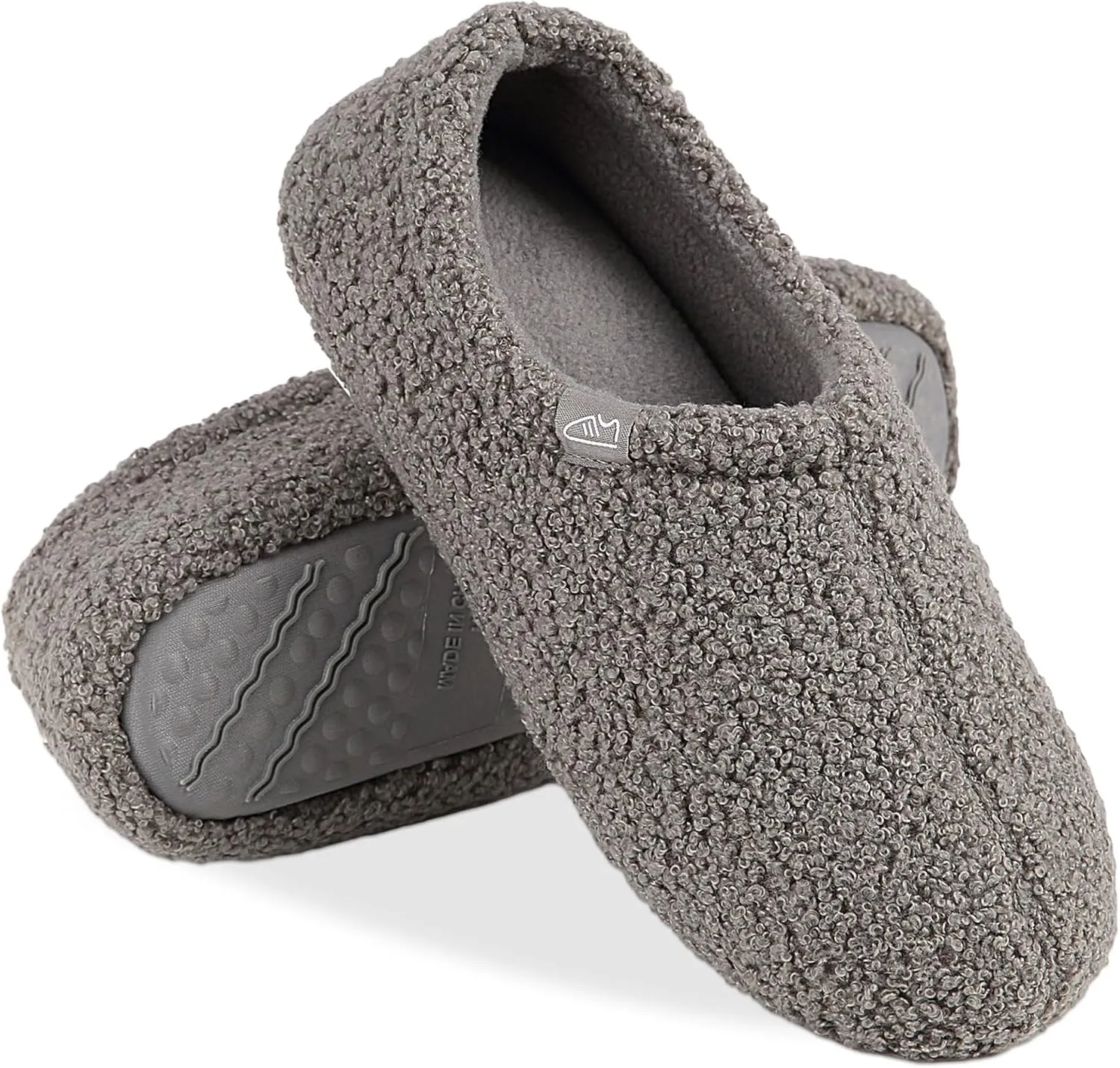 Home Slipper Memory Foam Slippers for Women Curly Fuzzy Bedroom House Shoes Non-slip Indoor Slipper Booties