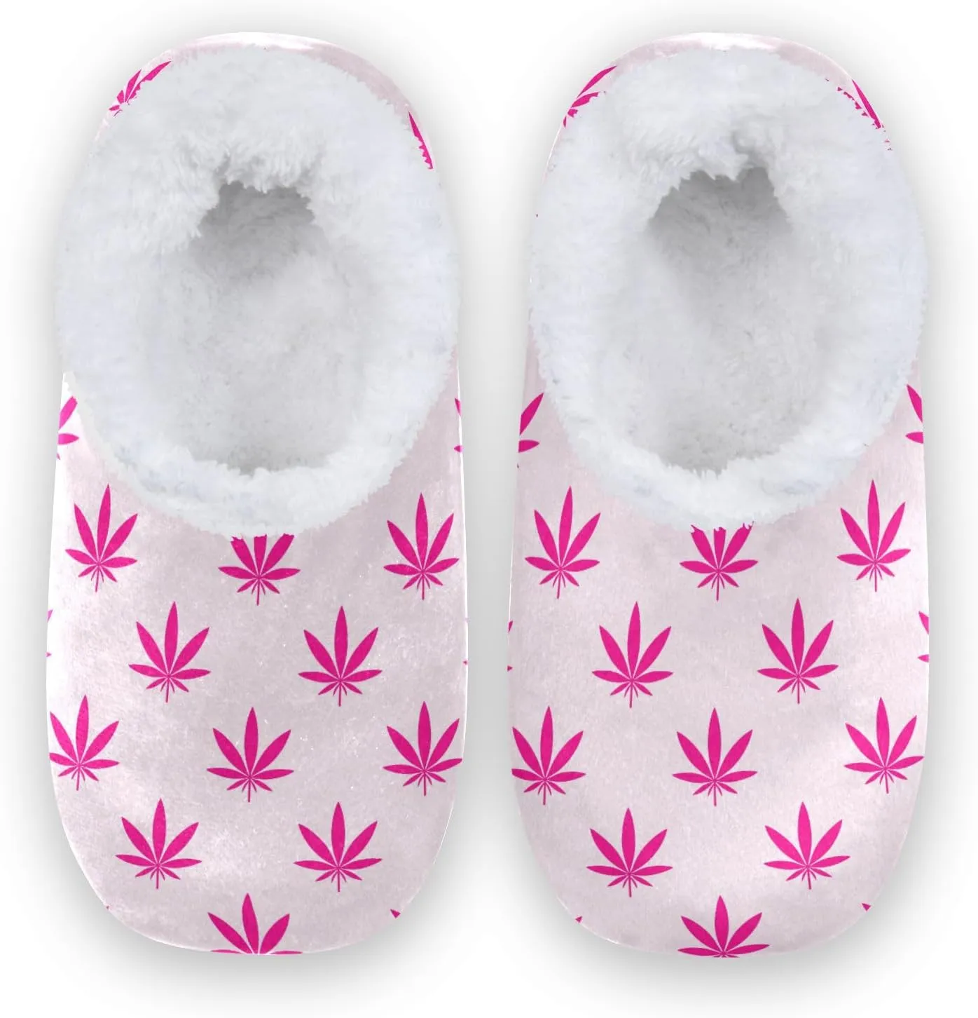 House Slippers Fuzzy Memory Foam Soft Slipper Socks for Woman Men
