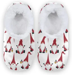 House Slippers Fuzzy Memory Foam Soft Slipper Socks for Woman Men