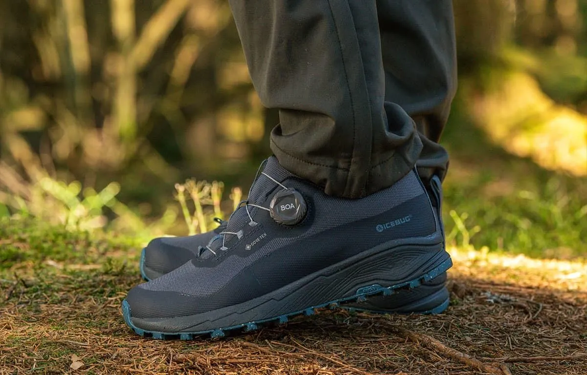 Icebug Haze RB9X GTX – Men's Waterproof Walking Shoe, All-Weather Protection, BOA® Fit System, High-Traction Grip