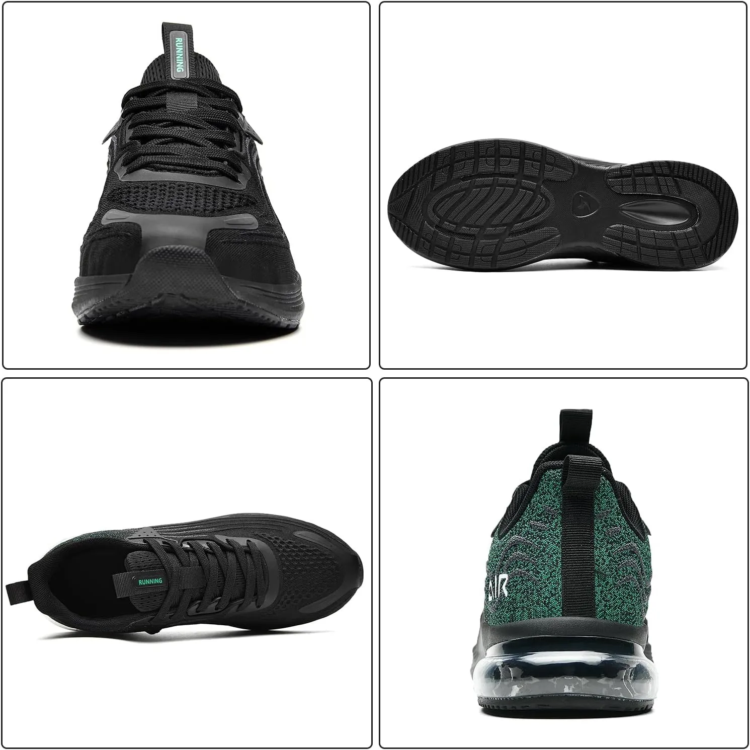 IIV Mens Air Running Shoes Casual Tennis Walking Athletic Gym Fashion Lightweight Slip On Sneakers