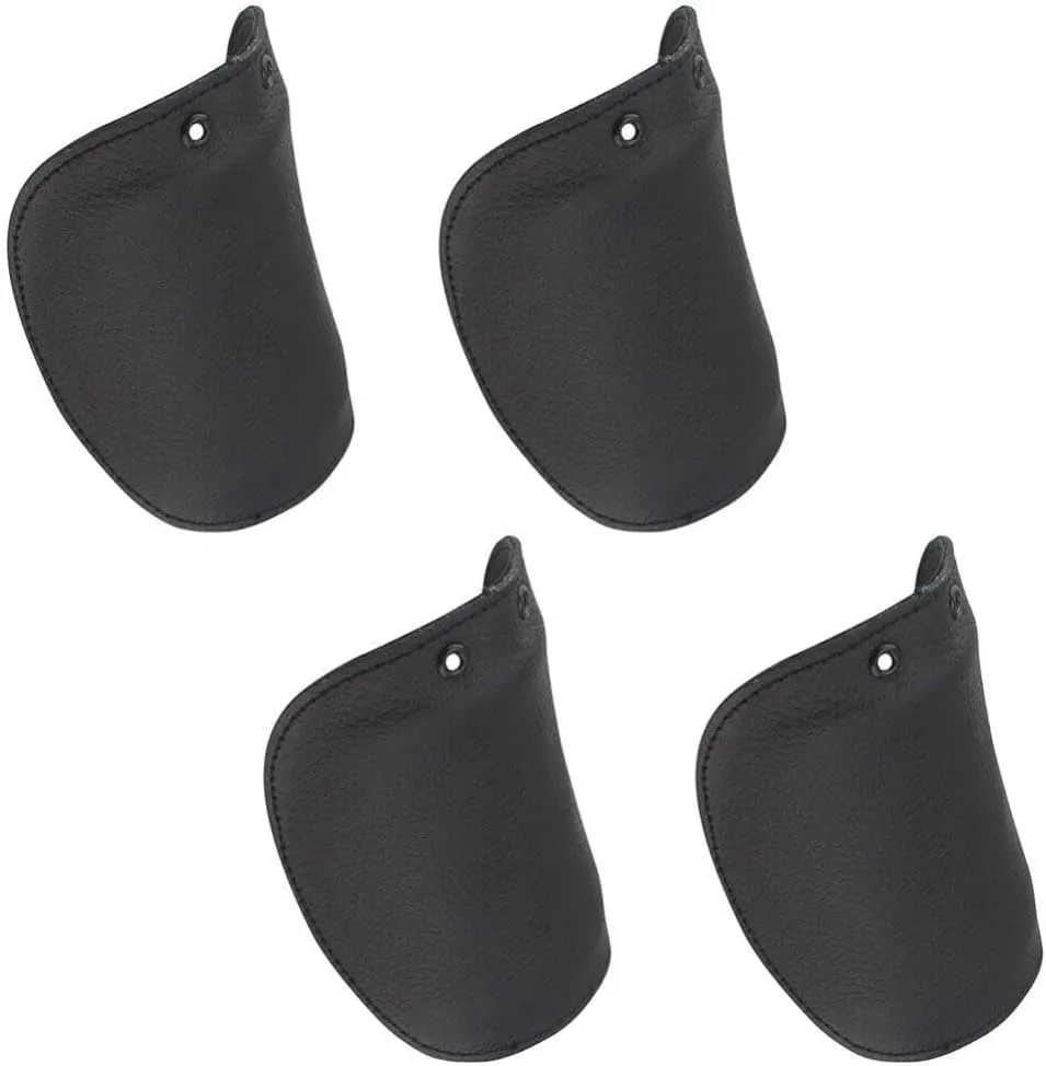 iplusmile 2 Pairs Labor Protection Shoe Toe Caps Black Shoes Insulation Shoes Protector Shoes Protective Cover Protective Shoe Cover Shoe Covers Cowhide Outdoor Work Boot Covers