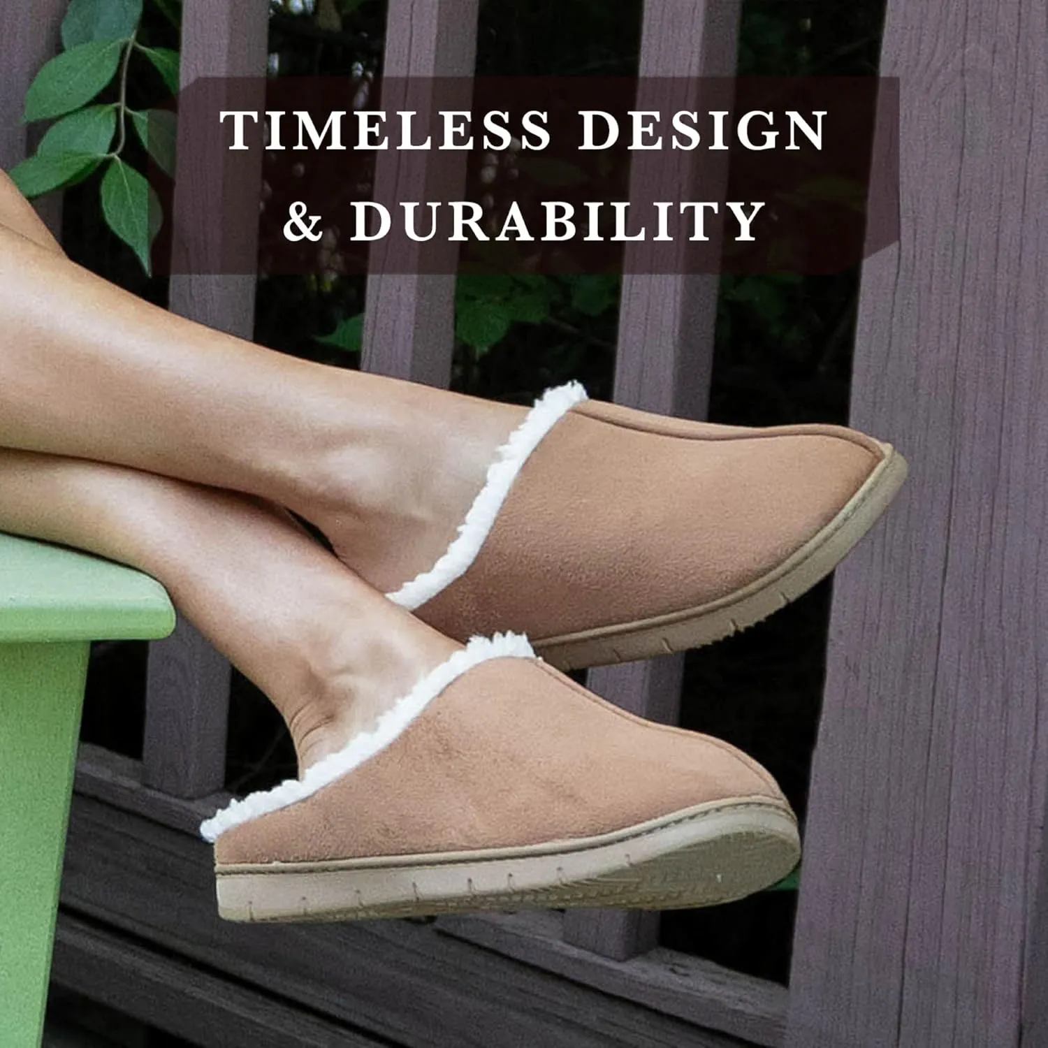 isotoner Women's Microsuede Hoodback Slipper: Non-Slip Sole, Indoor/Outdoor, Memory Foam, Machine Washable