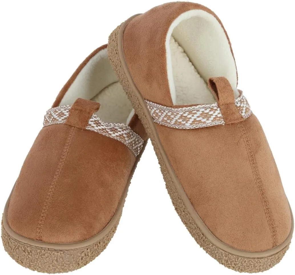isotoner Women's Sienna Recycled Microsuede Closed Back Slipper