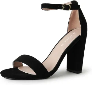 J. Adams Shirley Heels for Women - Ankle Strap High Heel Dressy Sandals