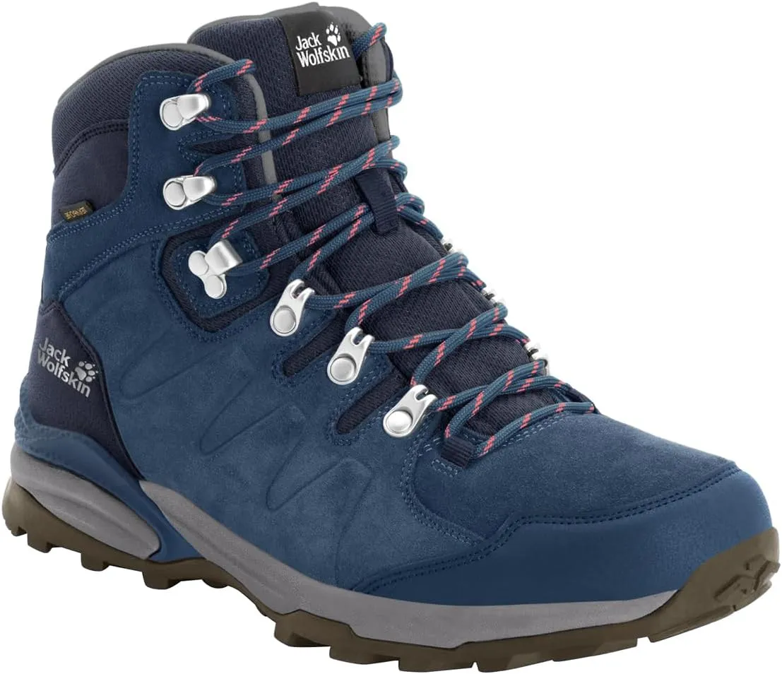 Jack Wolfskin Women's Refugio Texapore Mid Hiking Shoe Backpacking Boot, 37.5 EU