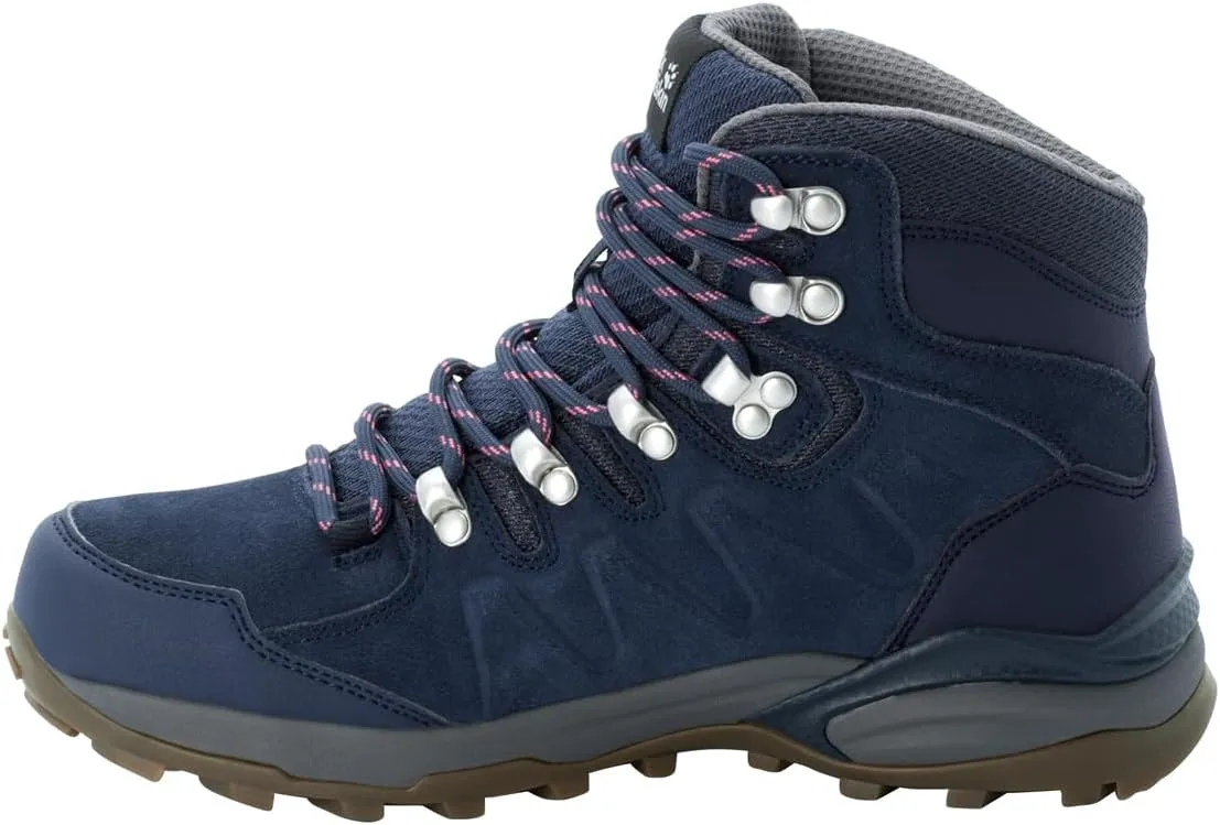 Jack Wolfskin Women's Refugio Texapore Mid Hiking Shoe Backpacking Boot, 37.5 EU