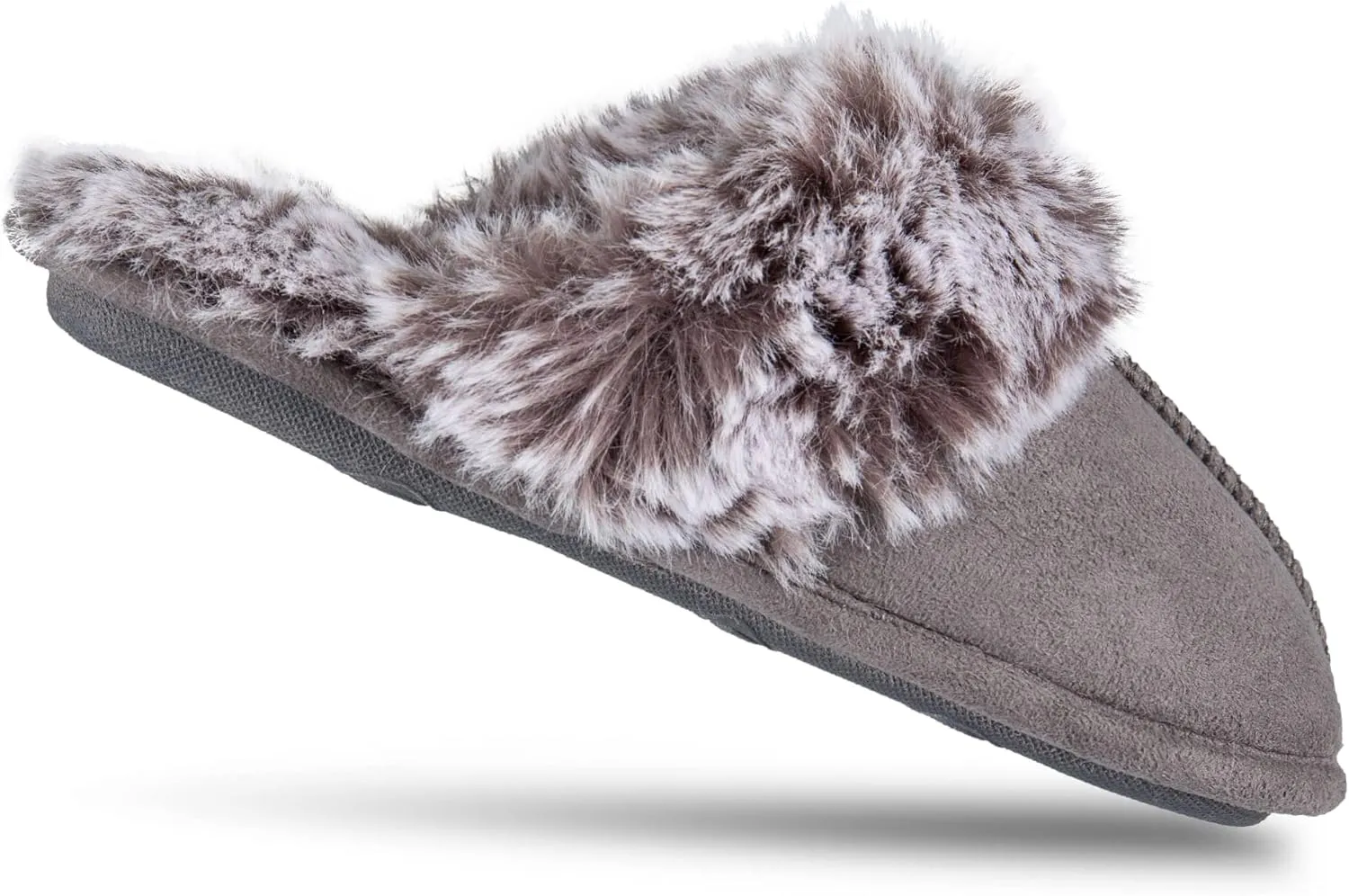 Jessica Simpson Girls Comfy Slippers - Cute Faux Fur Slip-on Shoes Memory Foam House Slipper