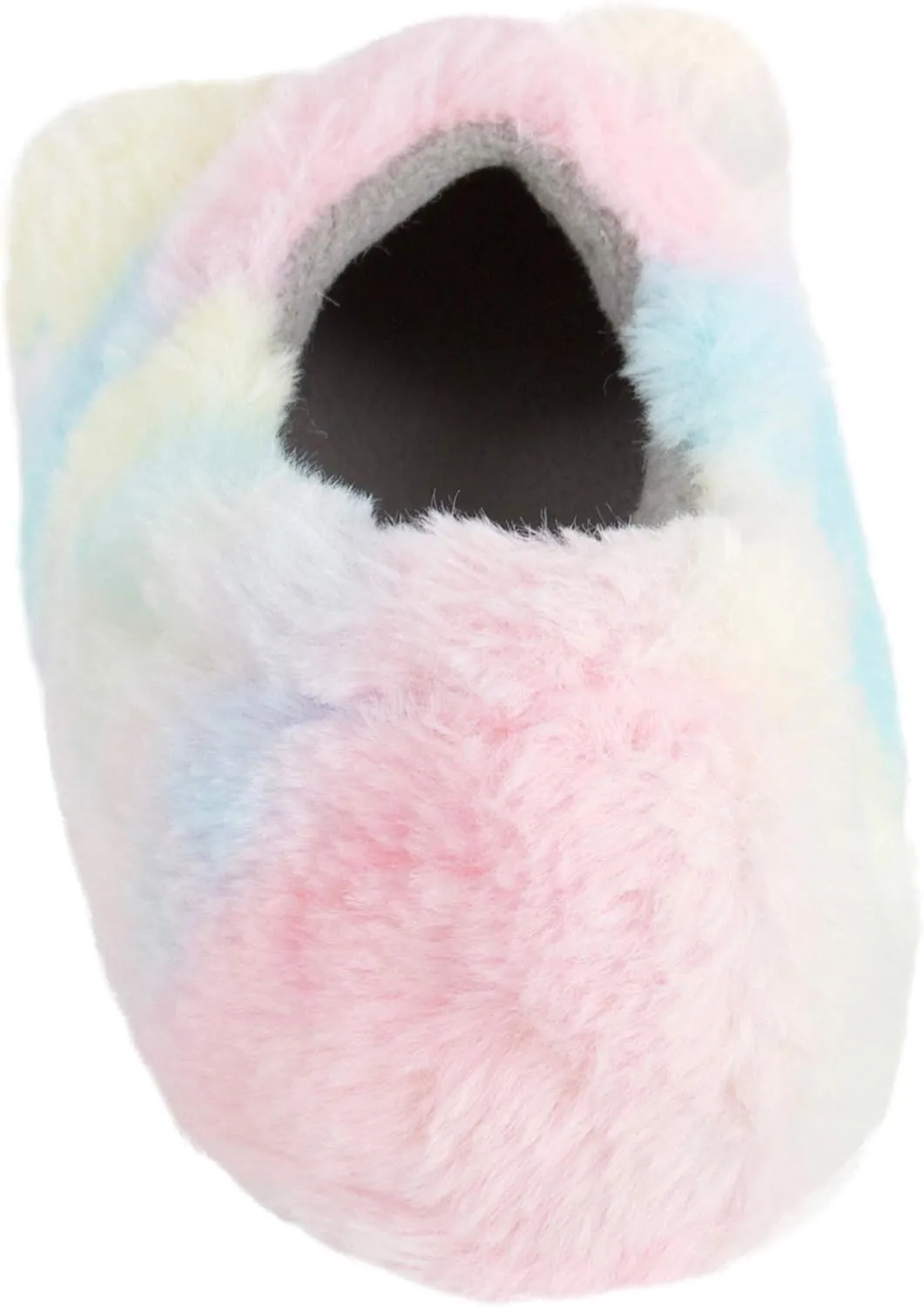 Jessica Simpson Girl's Cute and Cozy Plush Slip on House Slippers with Memory Foam