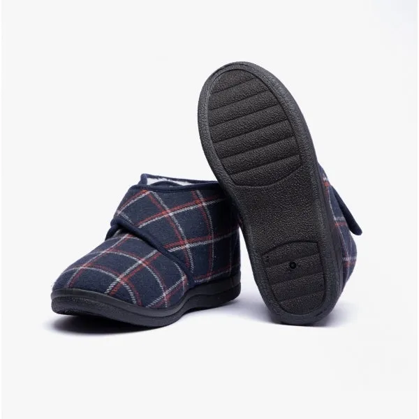 Jo & Joe MORRIS Mens Slippers Navy
