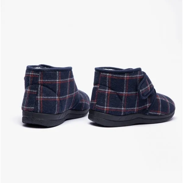 Jo & Joe MORRIS Mens Slippers Navy