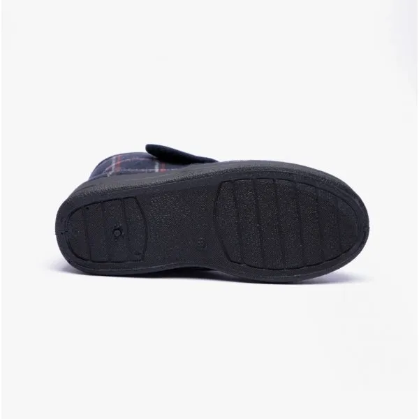 Jo & Joe MORRIS Mens Slippers Navy