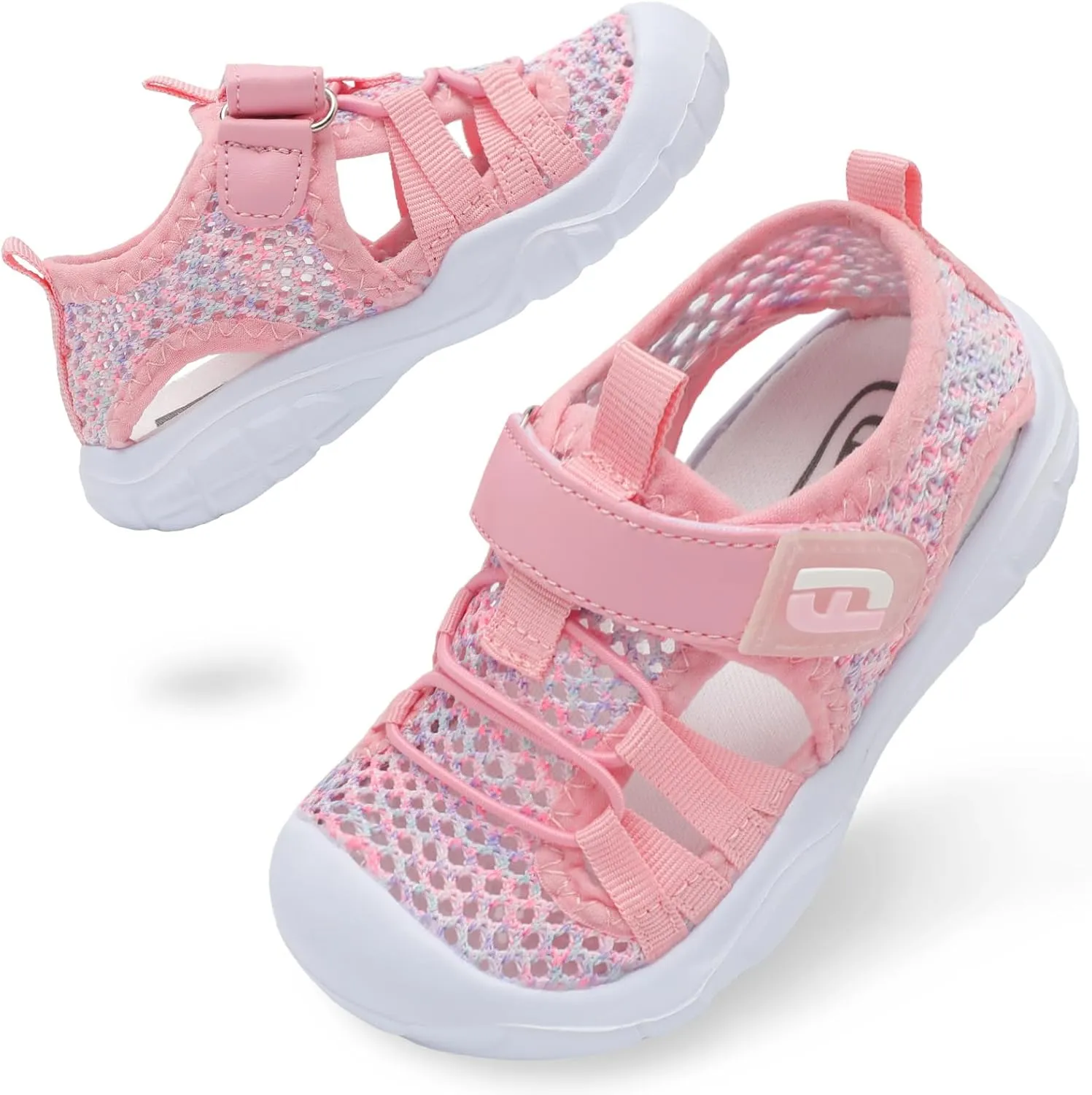 JOINFREE Toddler Boys Girls Water Shoes Breathable Qucik Dry Sport Beach Sandals Lightweight Barefoot Flexible