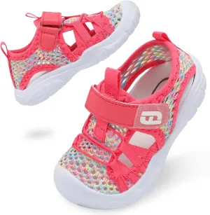 JOINFREE Toddler Boys Girls Water Shoes Breathable Qucik Dry Sport Beach Sandals Lightweight Barefoot Flexible