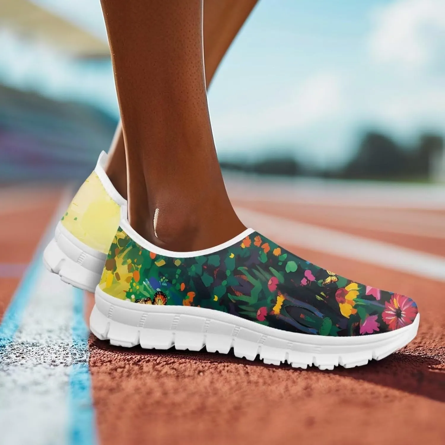 JoyLamoria Hummingbird Sneakers Low Top Flats Loafer Lightweight Walking Travel Shoes Girls 2025 Fashion Boat Shoes