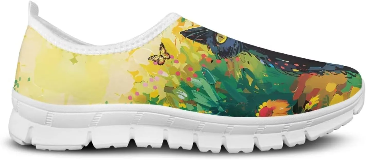 JoyLamoria Hummingbird Sneakers Low Top Flats Loafer Lightweight Walking Travel Shoes Girls 2025 Fashion Boat Shoes