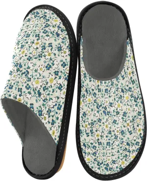 junzan Tiny Flowers Women Slippers Slippers For Womens Womens House Shoes Memory Foam Woman'S House Slippers Room Slippers