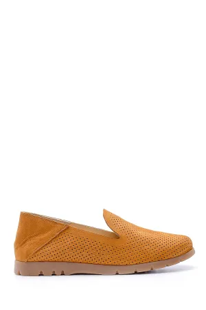 Kadın Nubuk Deri Loafer