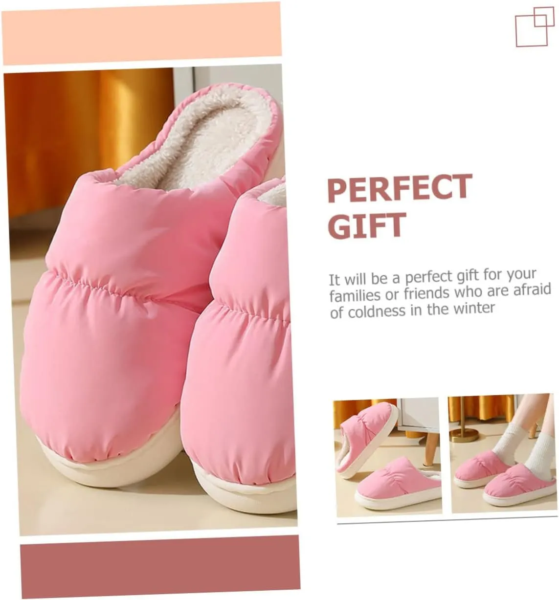 KESYOO 1 Pair Foot Warming Shoes Electric Feet Warmer Slippers Warmer Electric Slipper Socks Winter