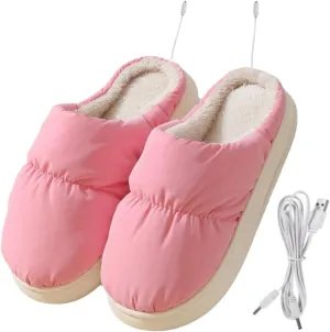 KESYOO 1 Pair Foot Warming Shoes Electric Feet Warmer Slippers Warmer Electric Slipper Socks Winter