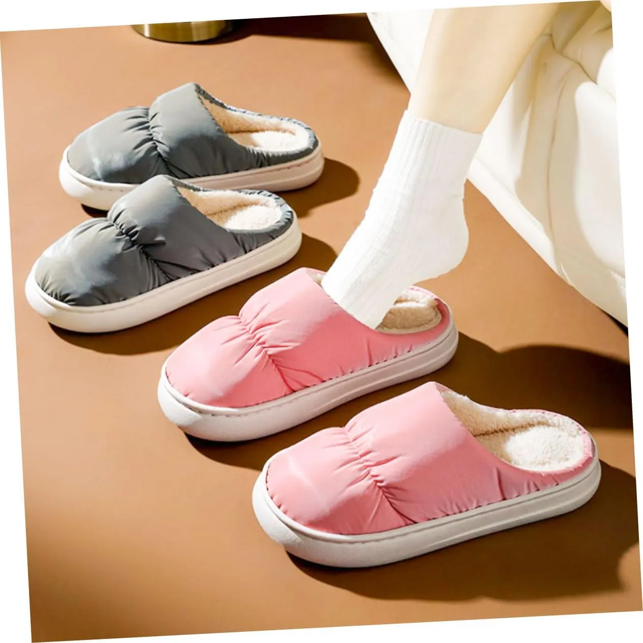 KESYOO 1 Pair Foot Warming Shoes Electric Feet Warmer Slippers Warmer Electric Slipper Socks Winter