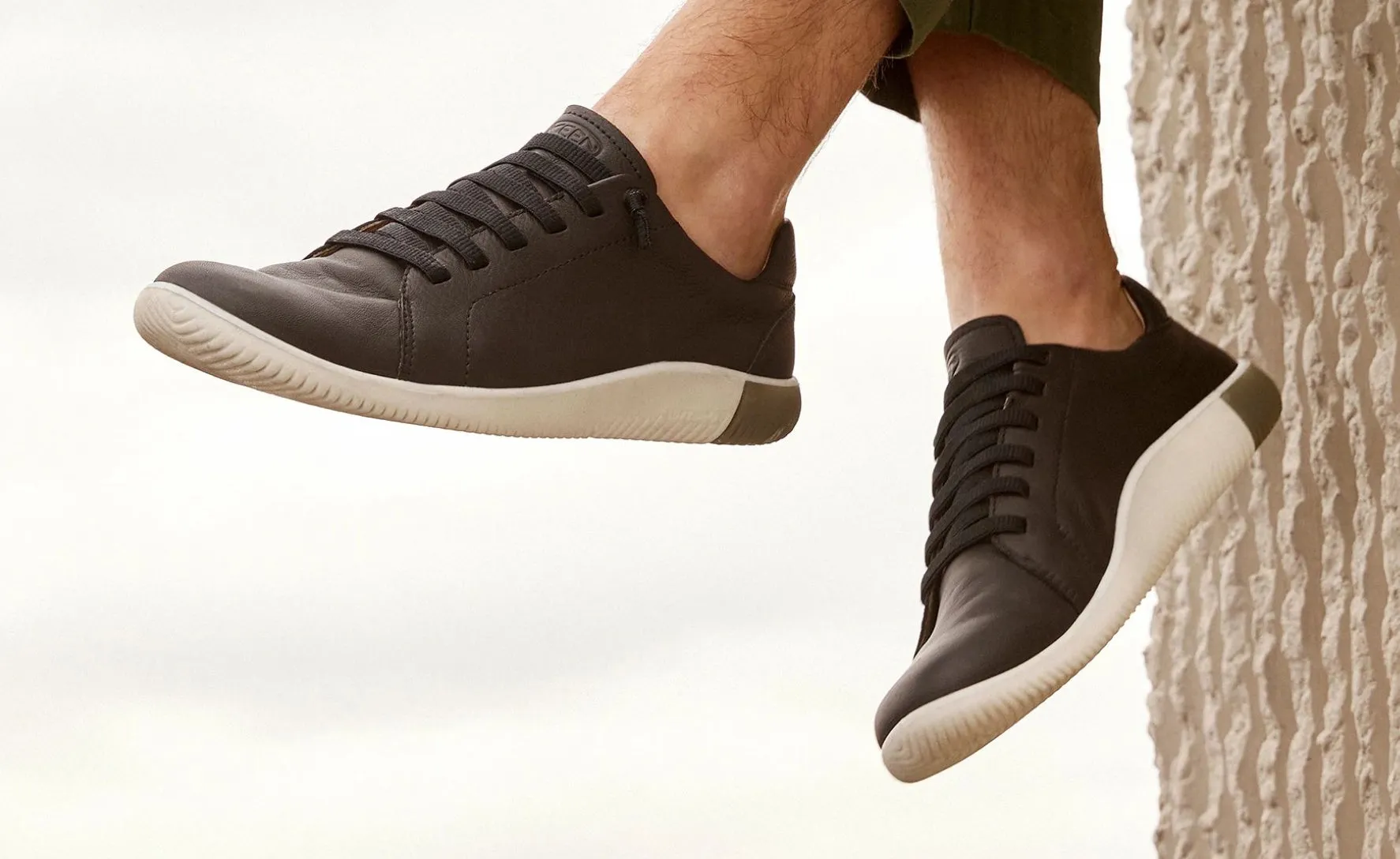 KNX Ledersneaker für Herren  |  Black/Star White