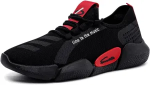 KUNWFNIX Mens Slip On Walking Shoes Non Slip Running Shoes Lightweight Workout Shoes Breathable Mesh Fashion Casual Sneakers