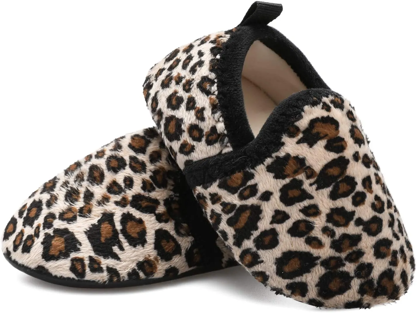 L-RUN Toddler Boys Girls House Slippers Indoor Home Shoes Warm Slipper Socks for Kids Baby Soft Winter Warm Walking Shoes