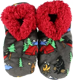 Lazy One Fuzzy Feet Slipper Socks for Women, Cute Fleece-Lined House Slippers, Non-Skid Slipper Socks