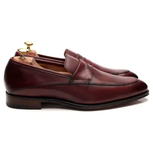 'Lewisham' Burgundy Leather Loafers UK 9.5 F
