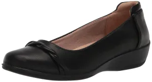 LifeStride Womens Impact Loafer, Black, 7.5 US