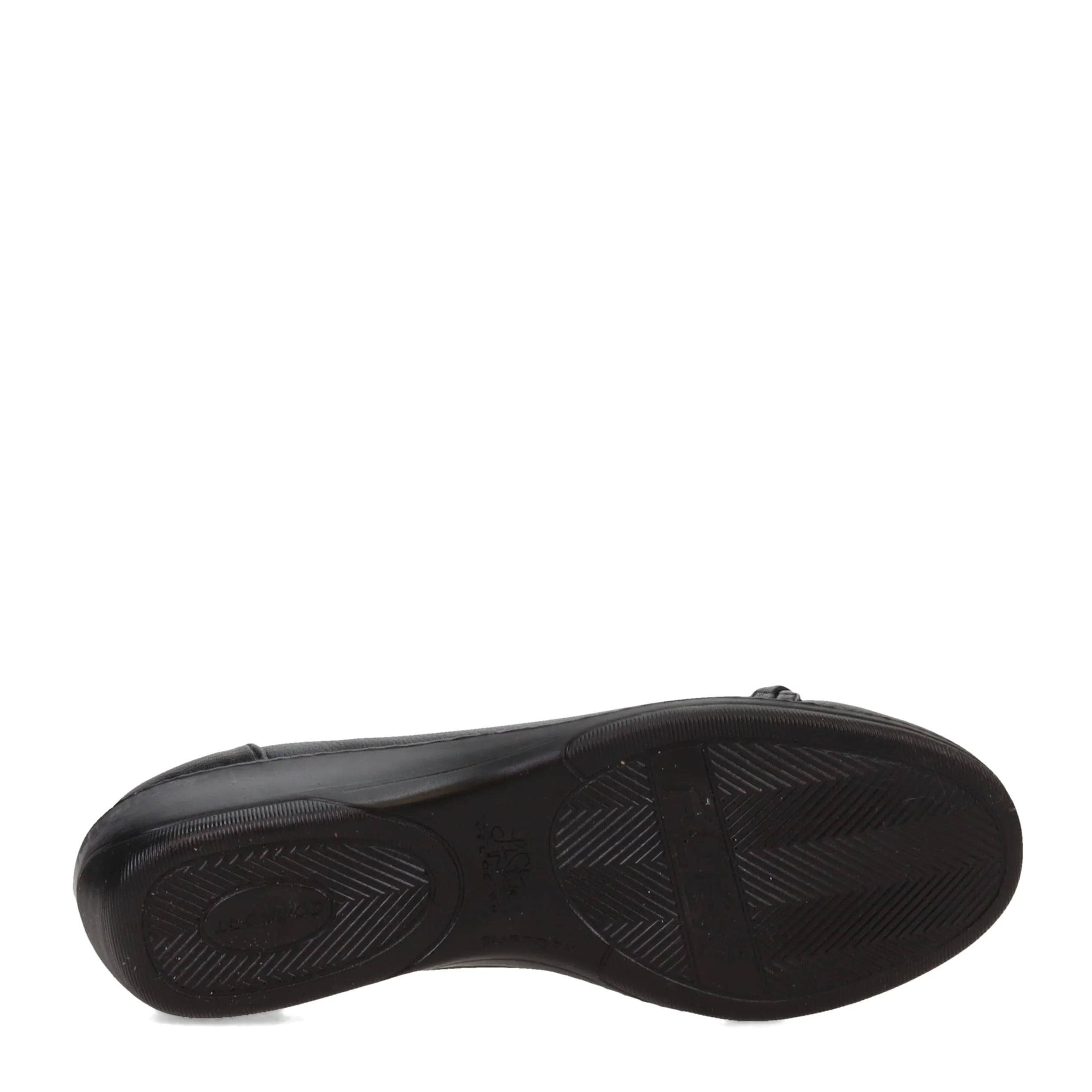 LifeStride Womens Impact Loafer, Black, 7.5 US