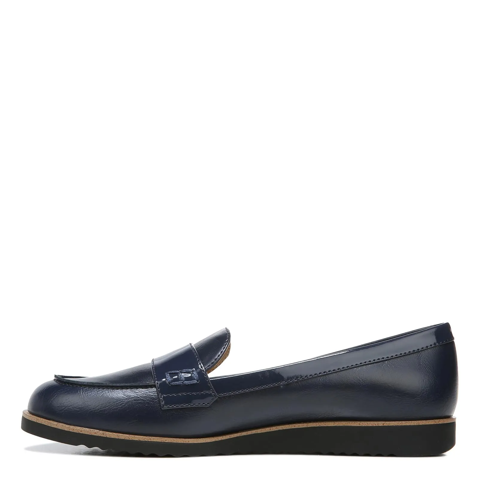 LifeStride Womens Zee Loafer, Navy Shiny, 6.5 US