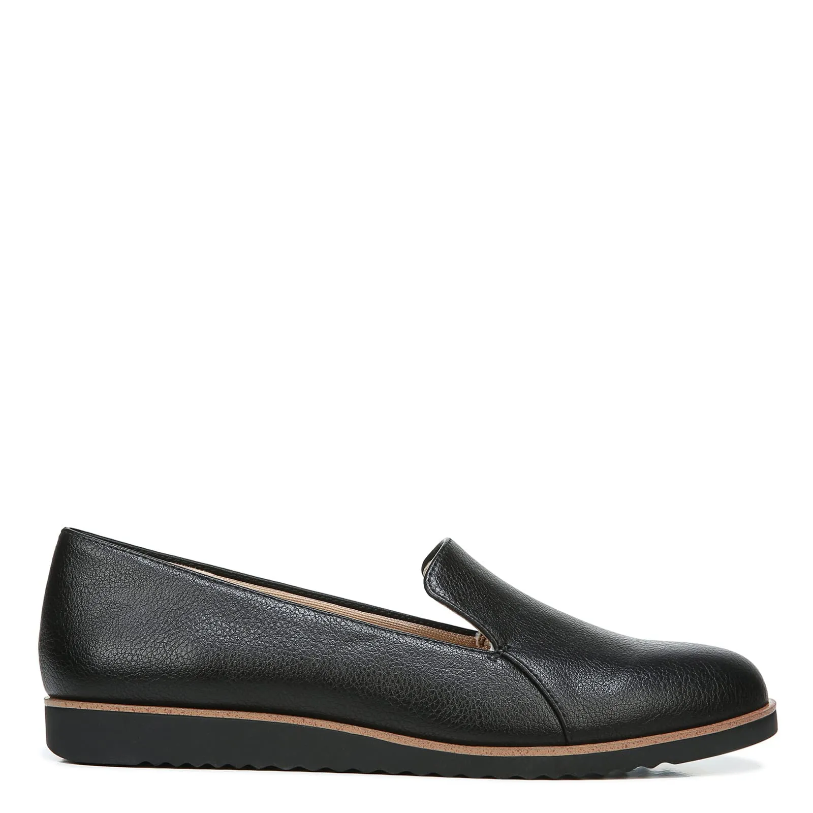 LifeStride Womens Zendaya Loafer, Black, 9 Wide US