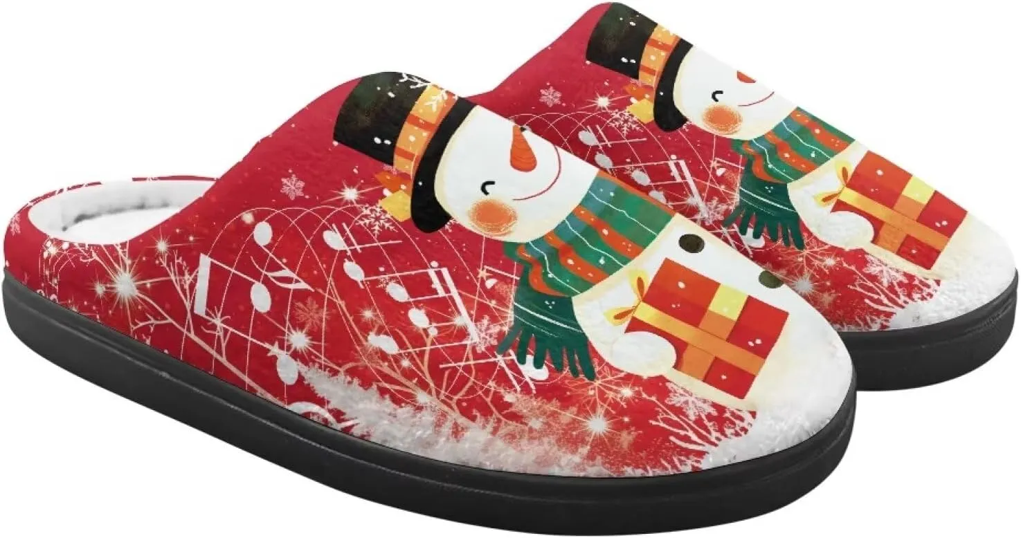 Little Girls Slippers Indoor Comfort Cute Pattern Size 9-15 Black