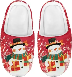 Little Girls Slippers Indoor Comfort Cute Pattern Size 9-15 Black
