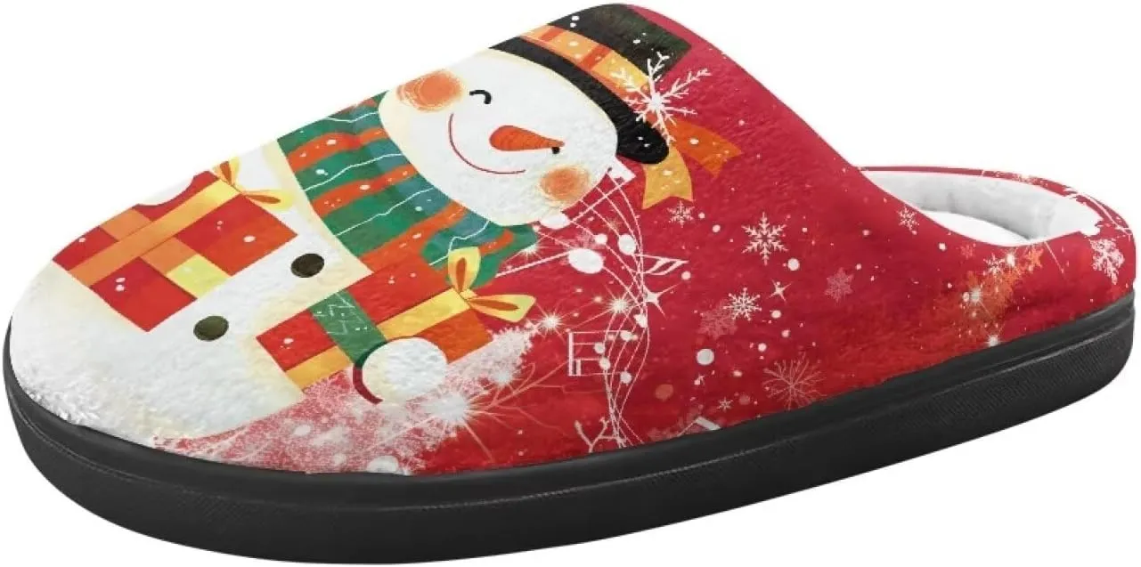 Little Girls Slippers Indoor Comfort Cute Pattern Size 9-15 Black