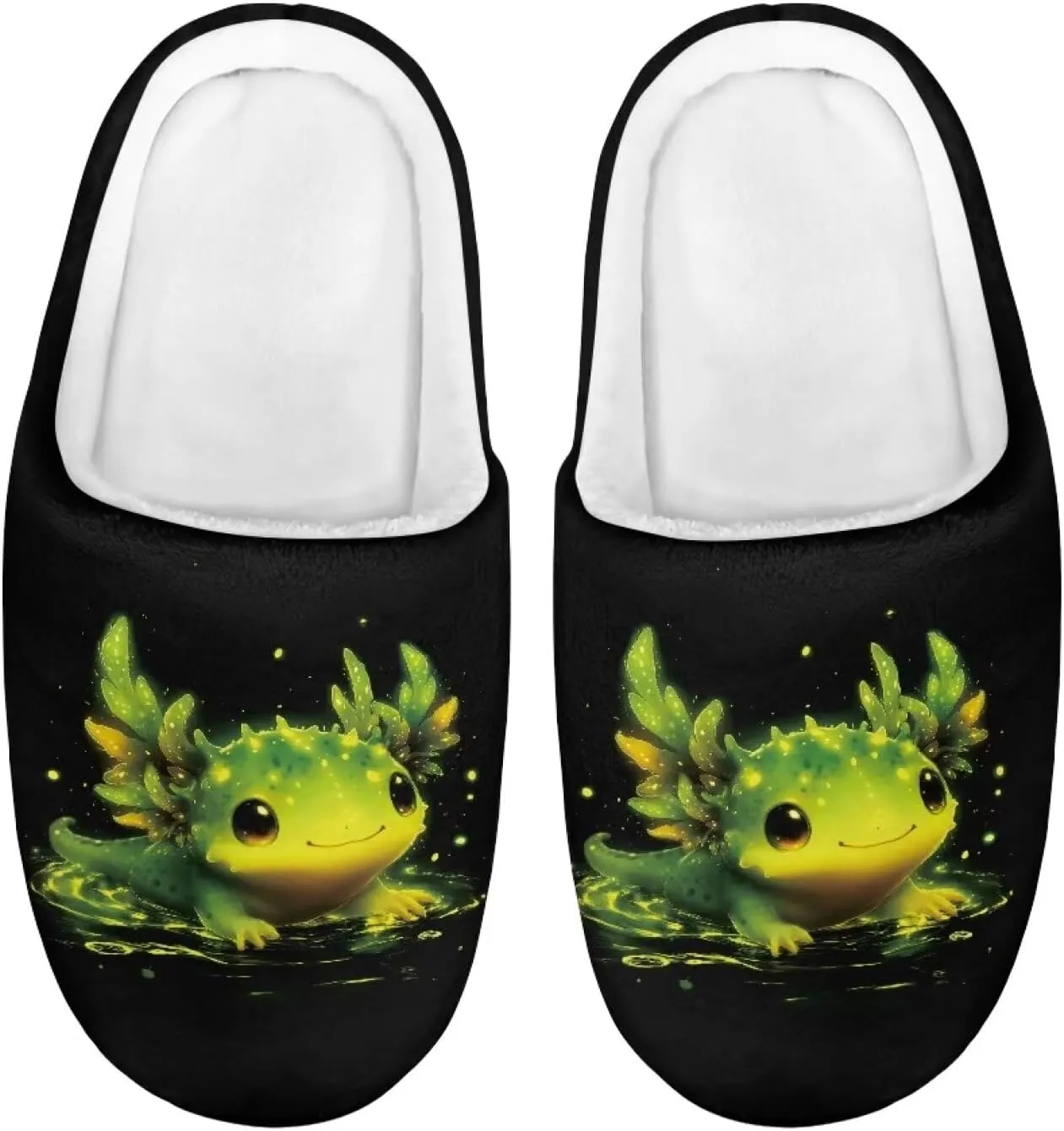 Lotusorchid Kids House Slipper for Boys Girls, Cozy Warm Boys Sleep Slippers with Rubber Sole, Closed Toe Slip On Bedroom Slippers