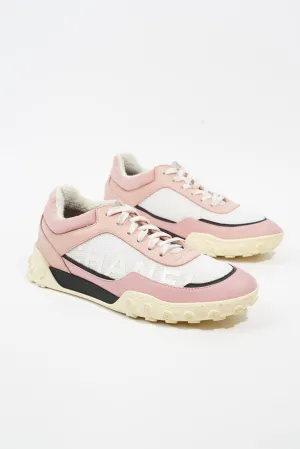 Low Top Sneaker White / Pink Mesh EU 37.5 UK 4.5