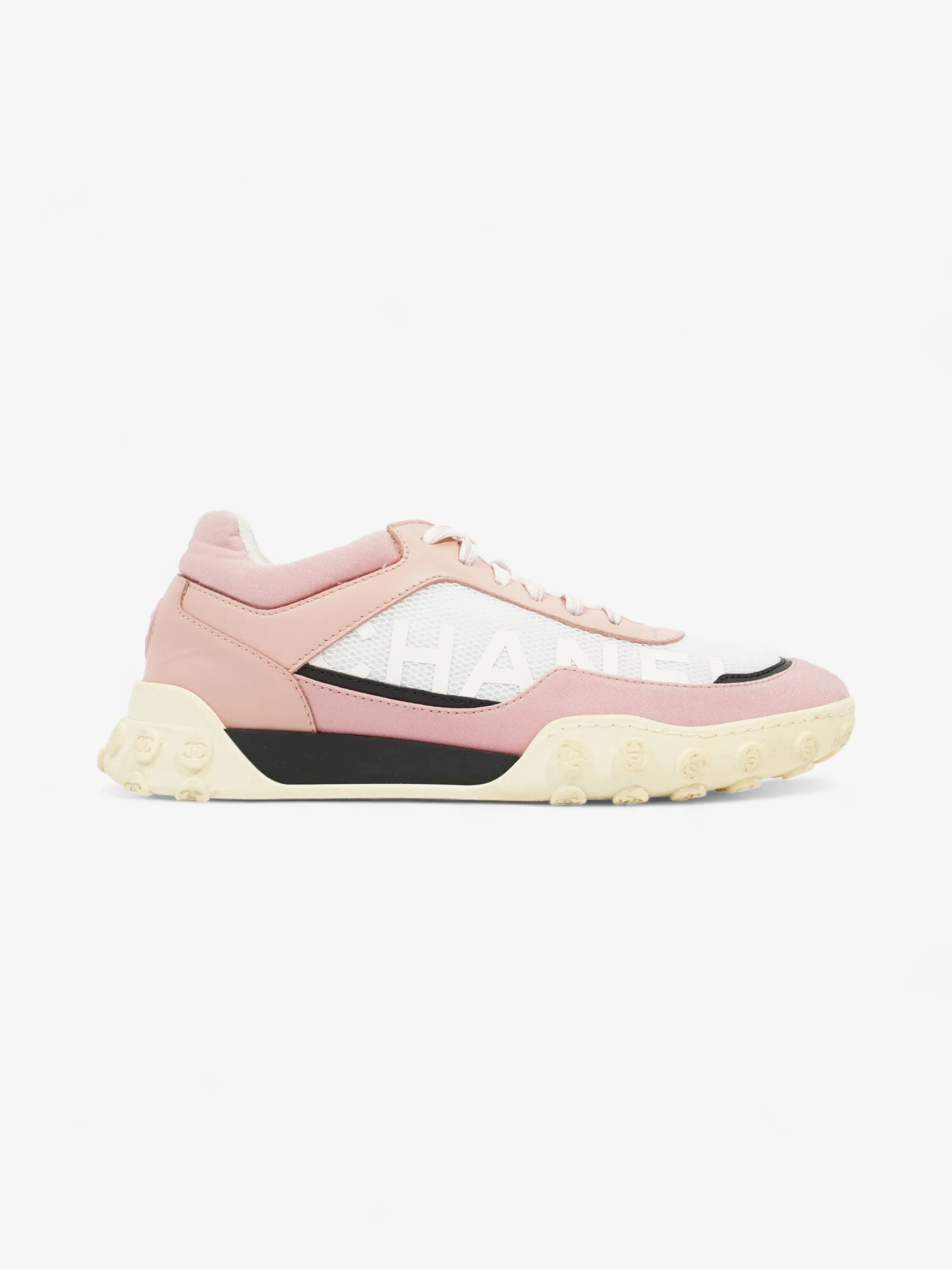Low Top Sneaker White / Pink Mesh EU 37.5 UK 4.5