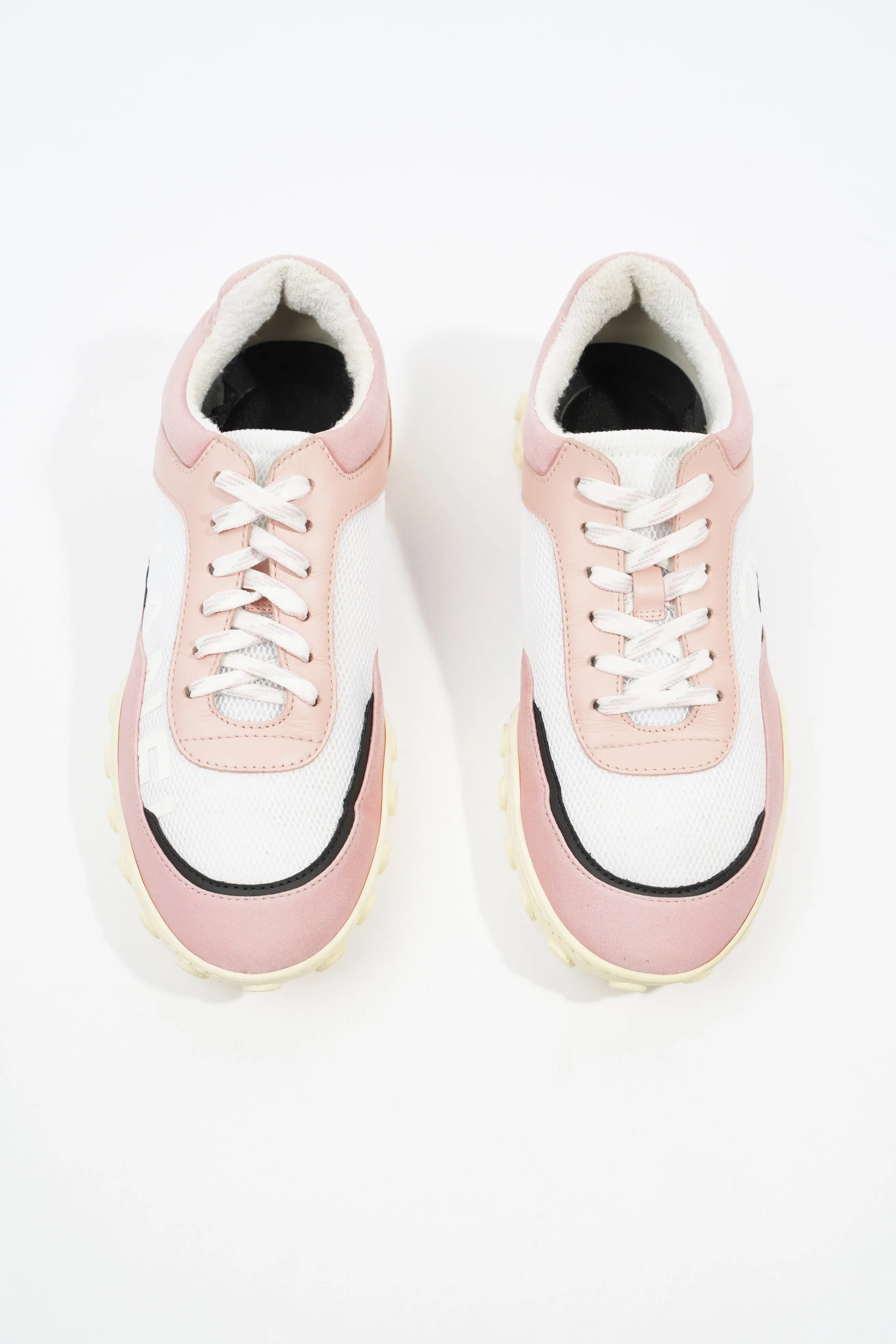 Low Top Sneaker White / Pink Mesh EU 37.5 UK 4.5