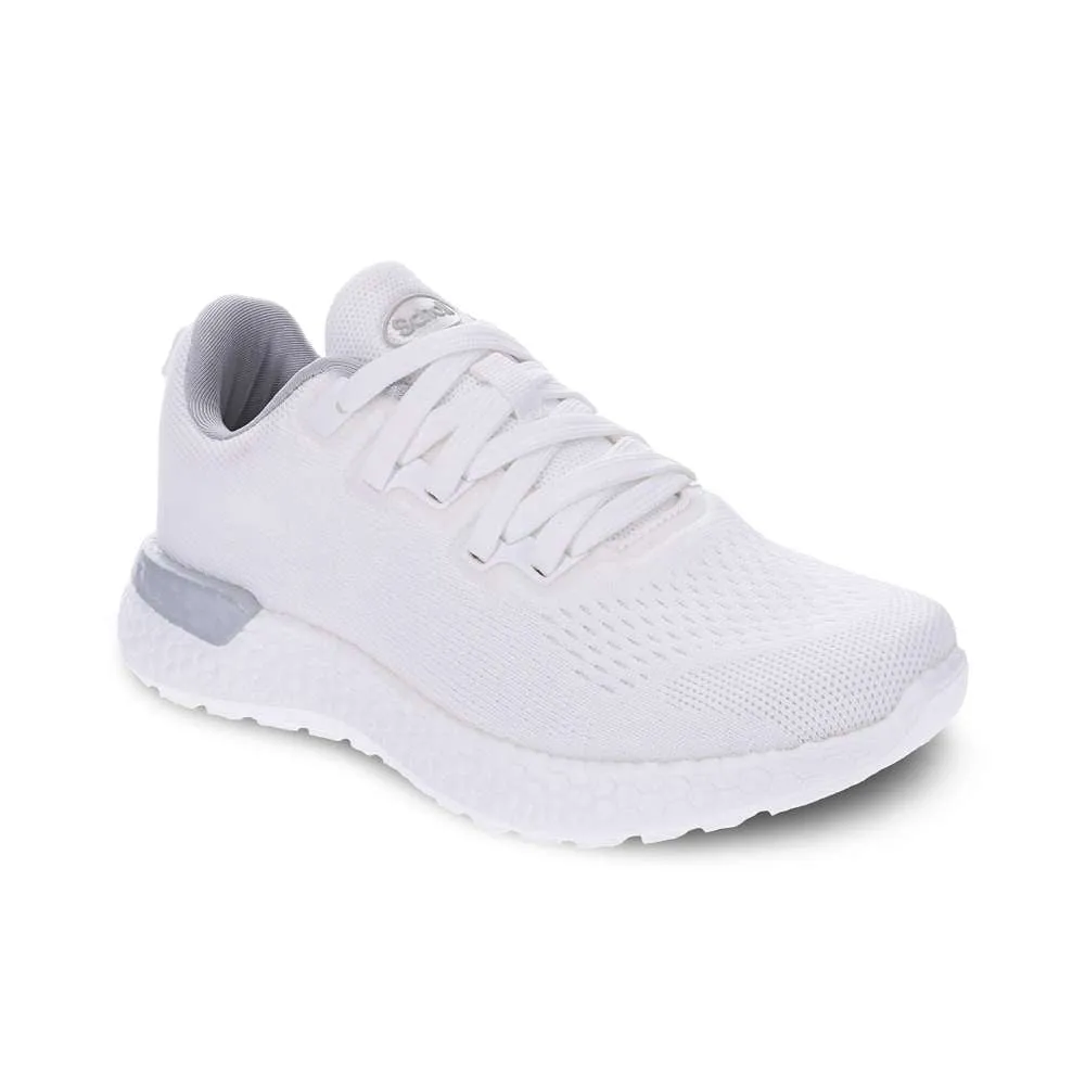 Maisie Sneaker - White Knit