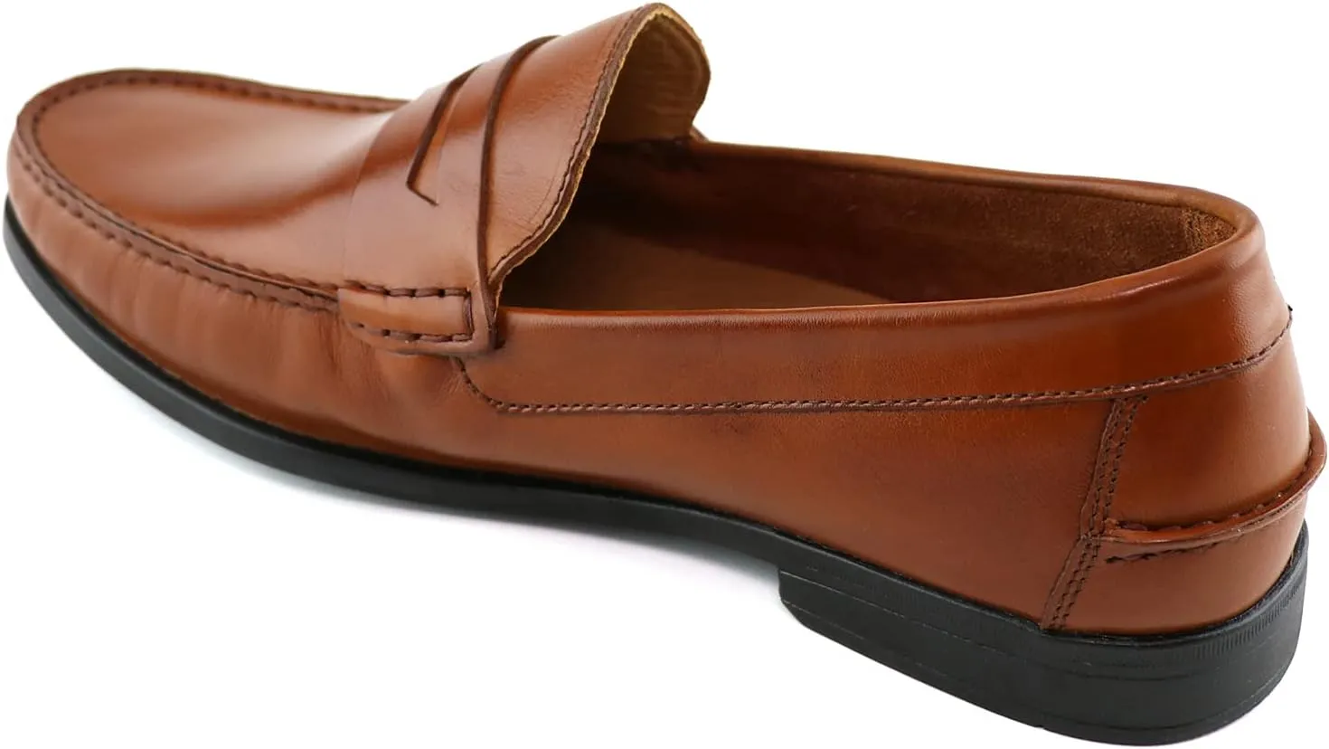 Marc Joseph New York Mens Casual Comfortable Genuine Leather Lightweight Classic Fashion Dress Penny Loafer Slip On Breathable Driving Loafer