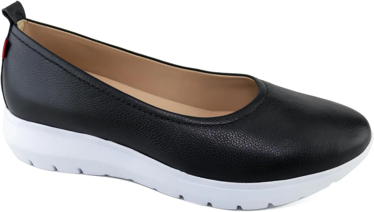 Marc Joseph New York Women's Comfort Slip On Leather Lightweight Loafer Flat