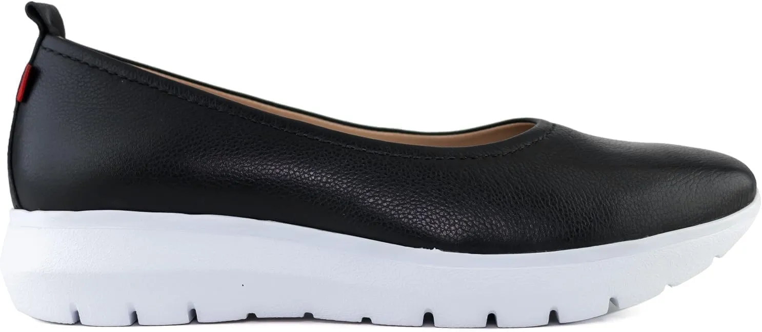 Marc Joseph New York Women's Comfort Slip On Leather Lightweight Loafer Flat