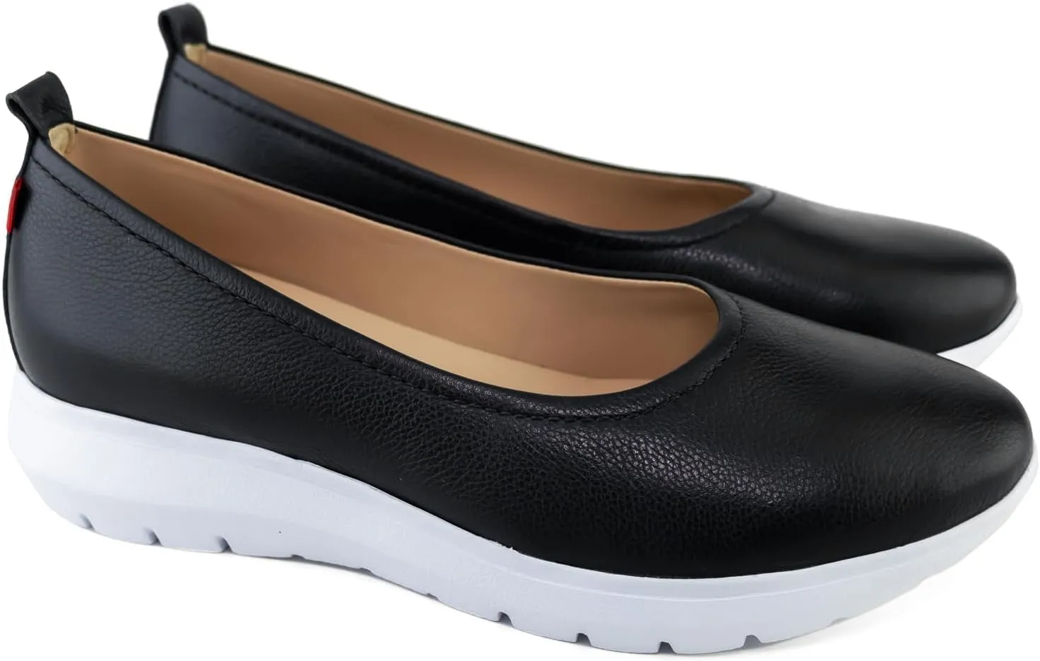 Marc Joseph New York Women's Comfort Slip On Leather Lightweight Loafer Flat
