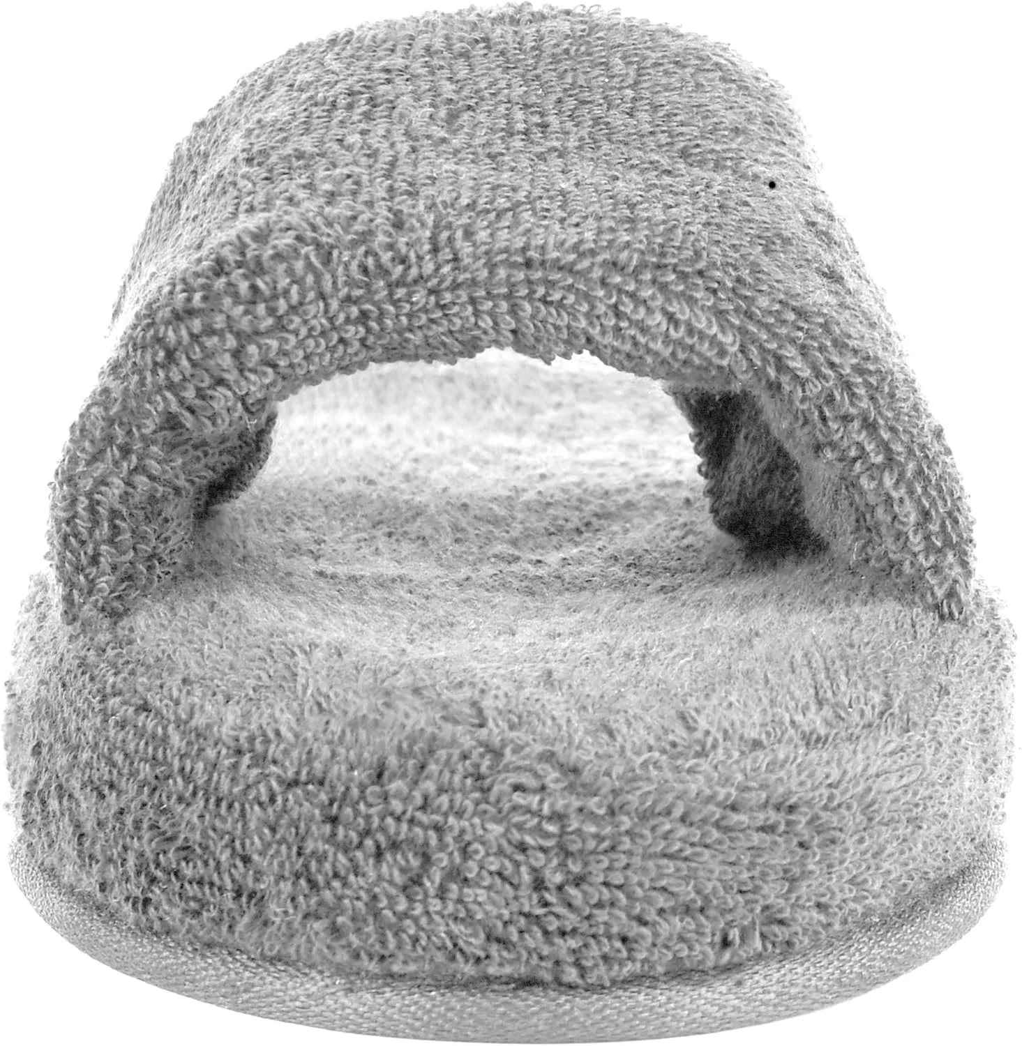 Men's and Women's Cozy Memory Foam Soft Premium 100% Turkish Terry Cotton Cloth Open Toe Spa House Indoor Slippers