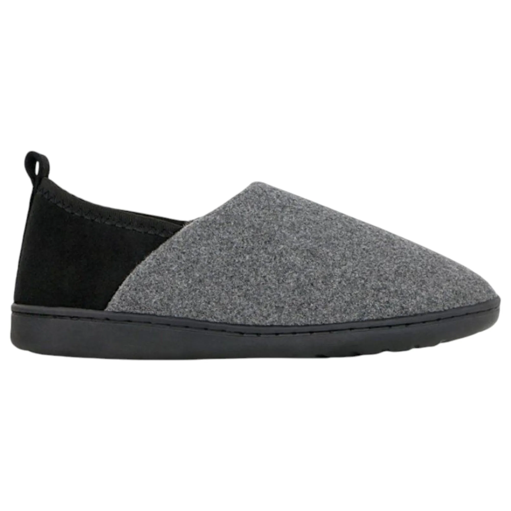Mens Grosby Bryan Slippers Grey/Black
