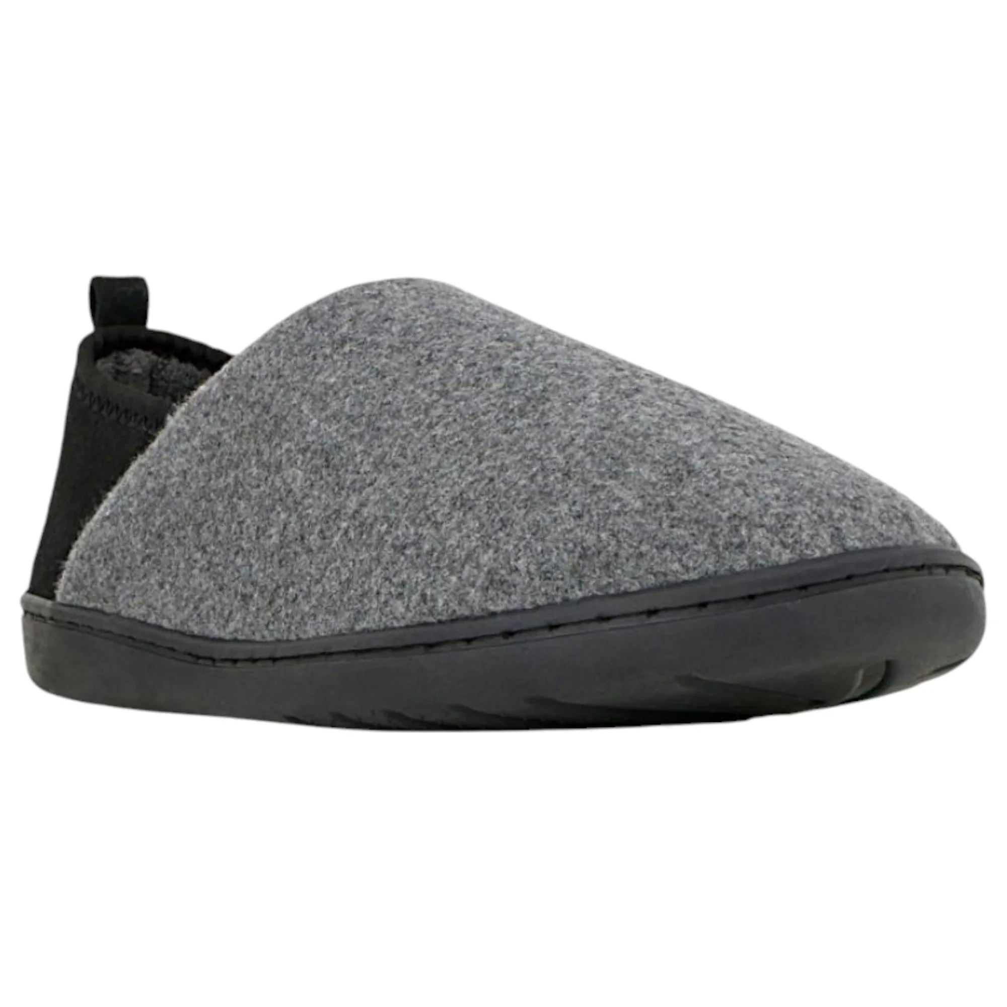 Mens Grosby Bryan Slippers Grey/Black
