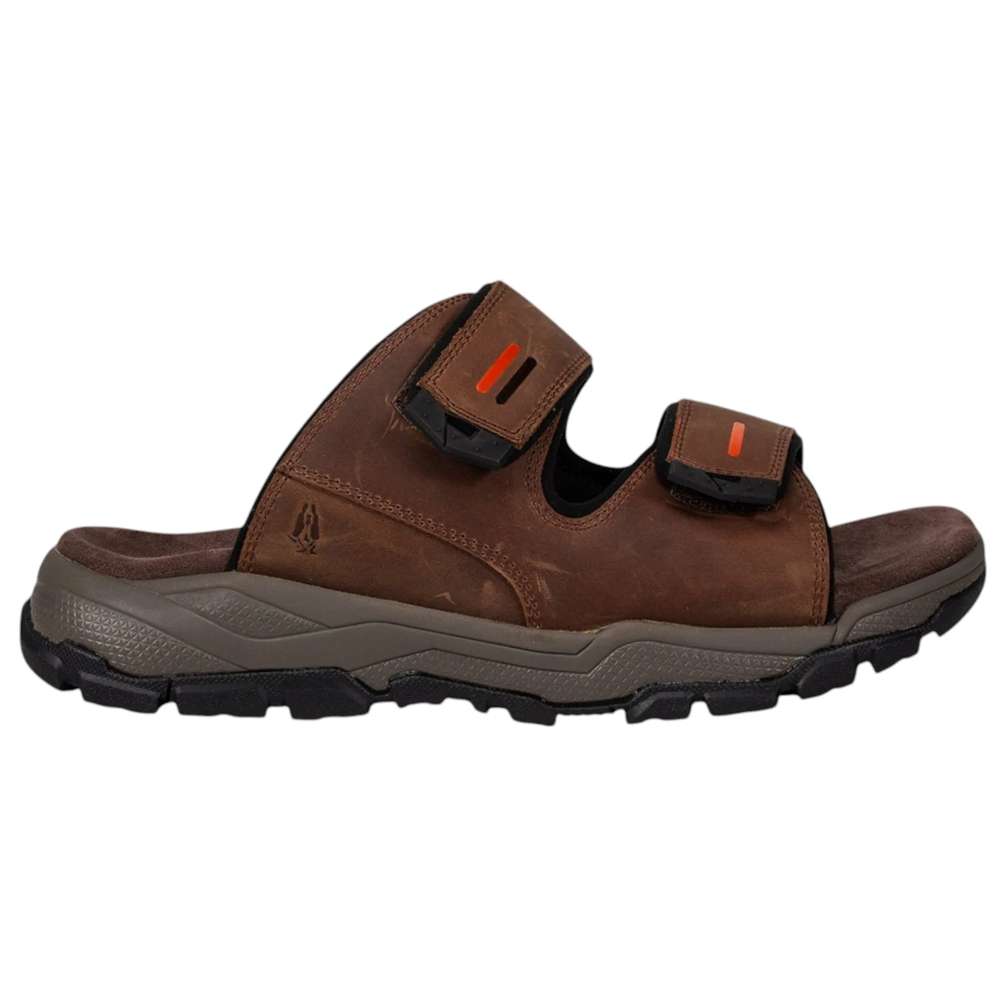 Mens Hush Puppies Tour Sandals Brown